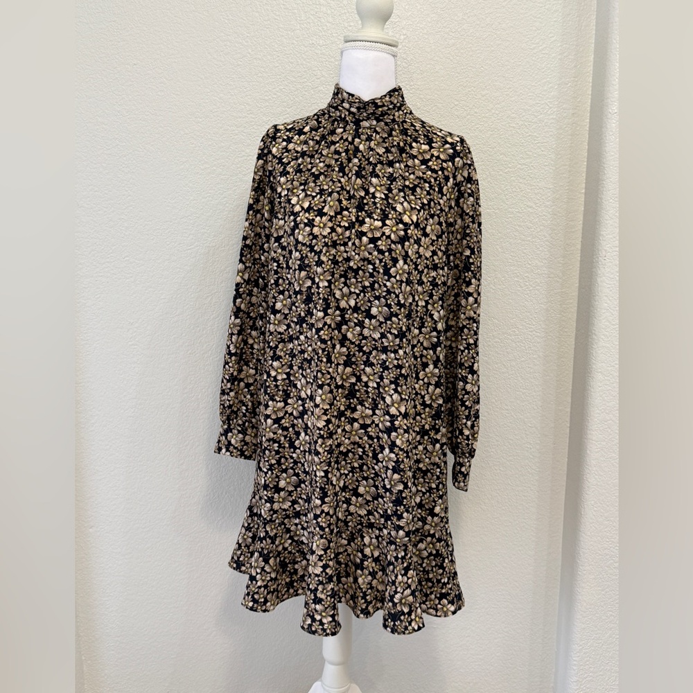 NWT La Vie Rebecca Taylor Long Sleeve Giselle Dress - Picture 2 of 8